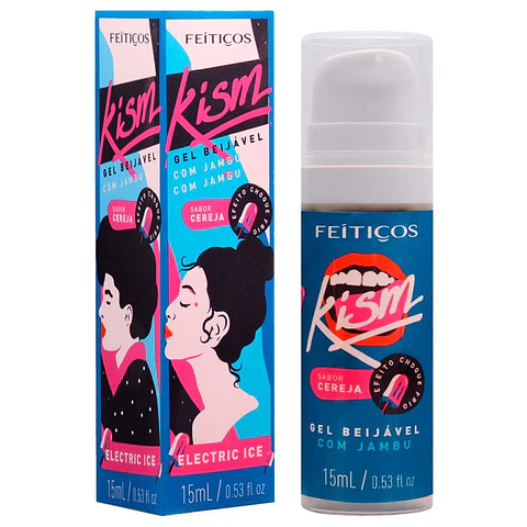 KISM - INTENSIFICADOR DE ORGASMOS- Sabor cereza - Hielo eléctrico