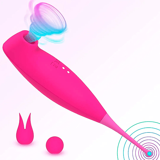 Succionador y Vibrador Estimulador Clítoris/Pezones Woody