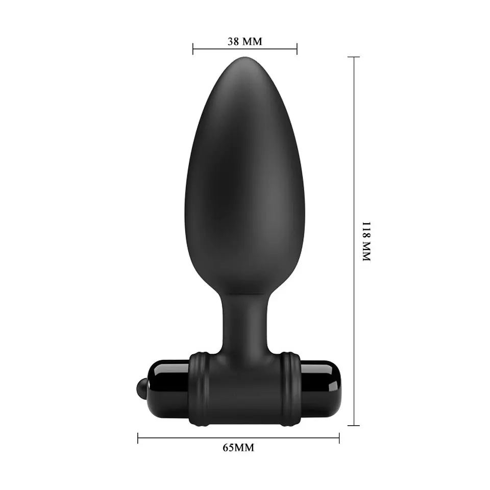 PLUG ANAL VIBRA BUTT PLUG II 3