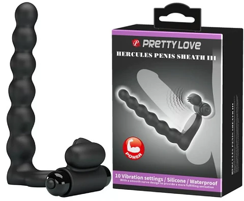 Super Anillo Vibrador Hercules Penis Sheath III