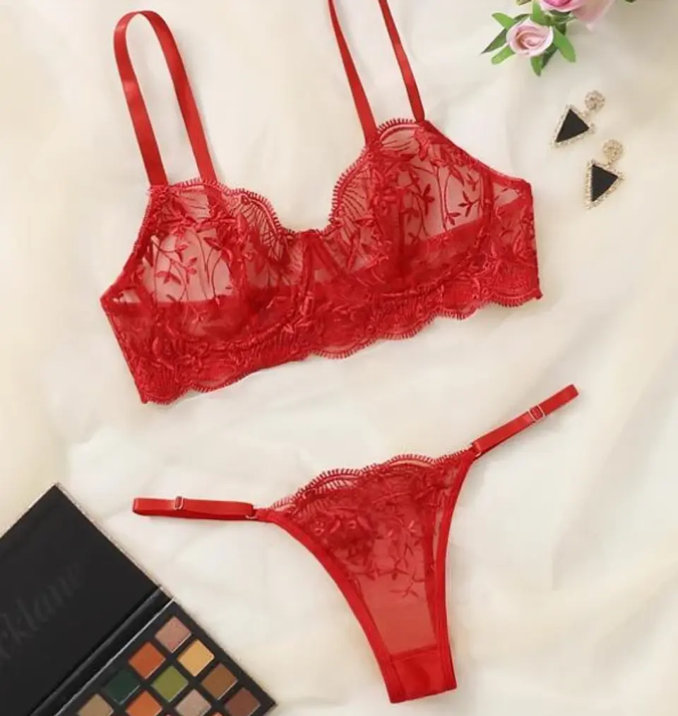 Conjunto Lenceria Rojo 1