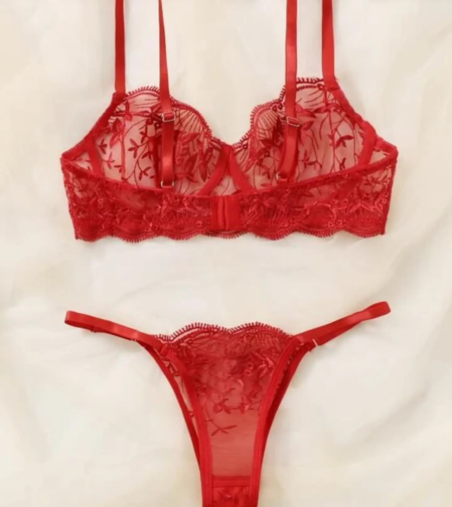 Conjunto Lenceria Rojo 3