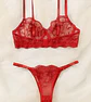 Conjunto Lenceria Rojo - Miniatura 3