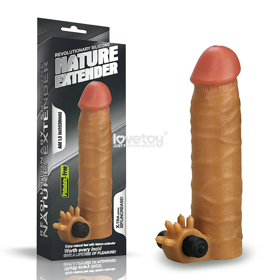 Funda Nature Extender 18cm con bala vibradora 1
