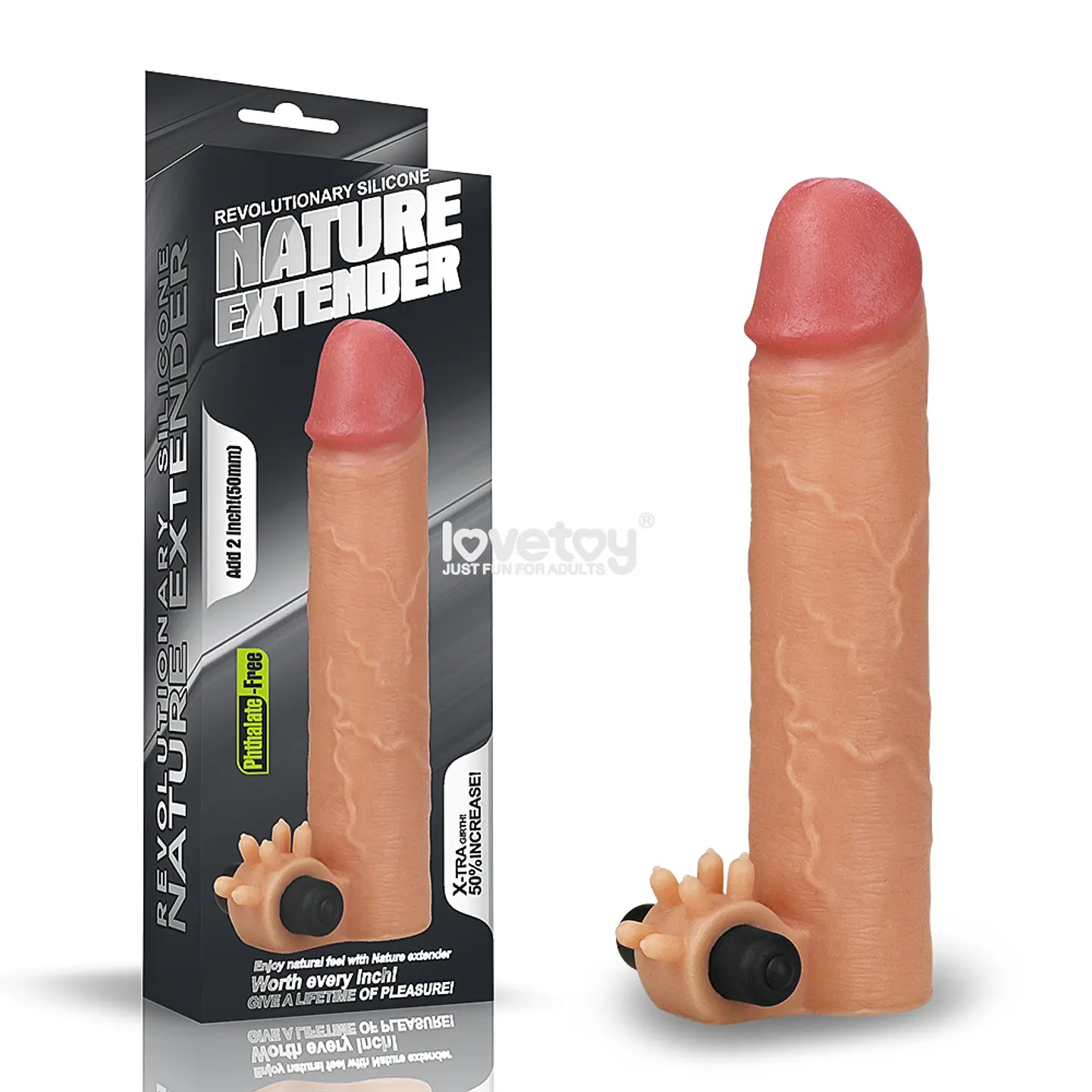 Funda Nature Extender 19 cm con bala vibradora  1