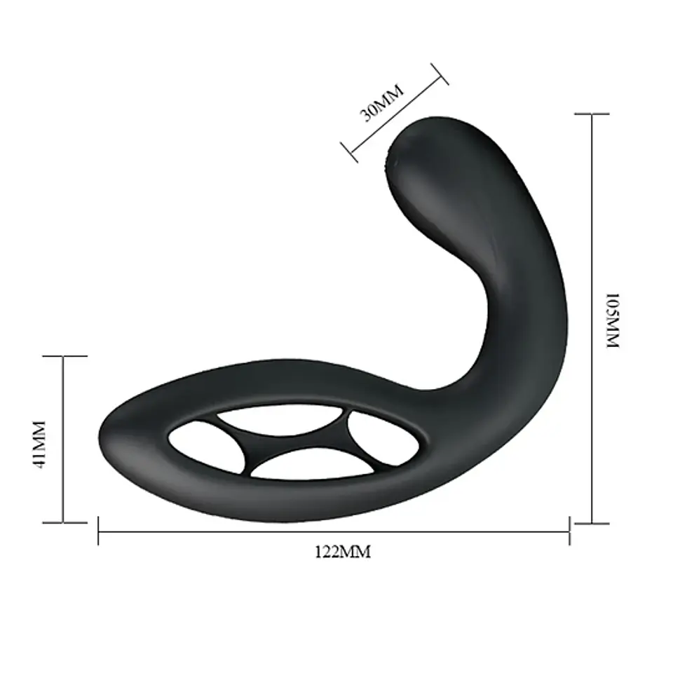 Plug Anal de estimulación prostática Recargable 4