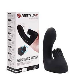 DEDO VIBRADOR ROTADOR USB "MAGIC DRILL"