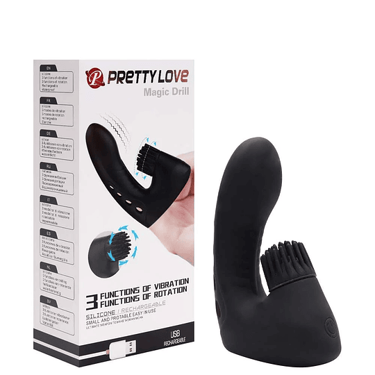 DEDO VIBRADOR ROTADOR USB 