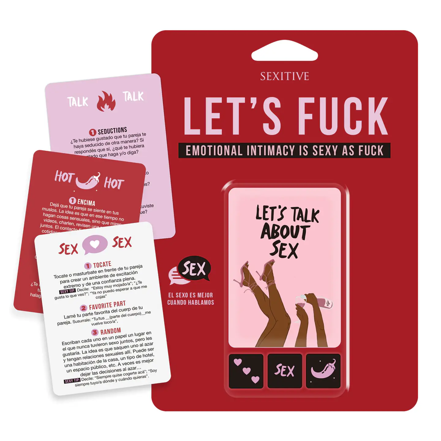 Let’s Fuck, juego de cartas + dados 1