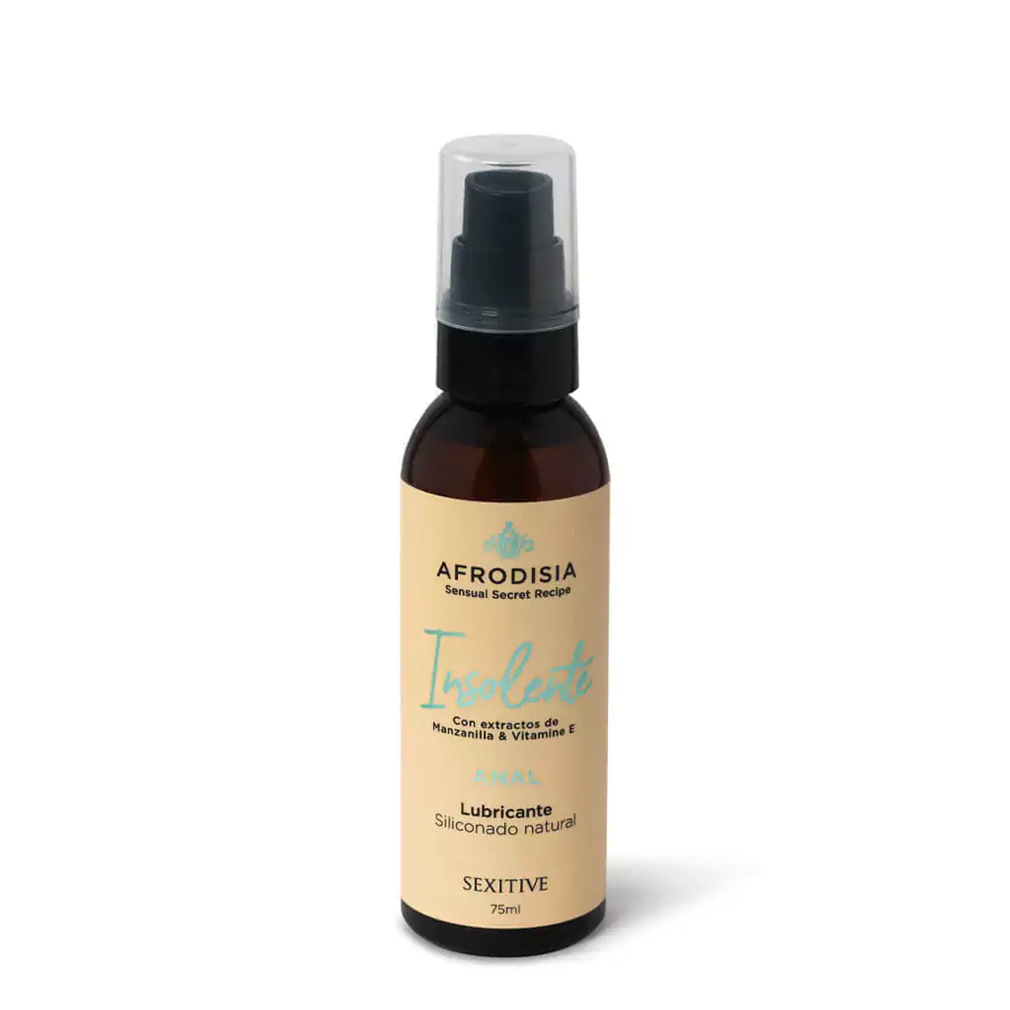 Lubricante Siliconado Natural Afrodisia Insolente Anal 75ml 1