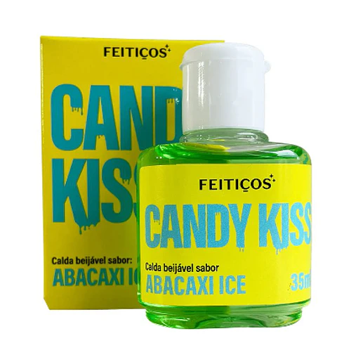 LUBRICANTE COMESTIBLE CANDY KISS - PIÑA ICE 35ml
