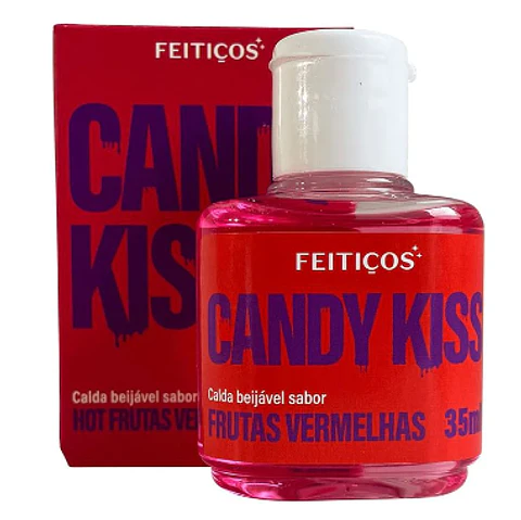 LUBRICANTE CANDY KISS HOT - FRUTOS ROJOS 35 ml