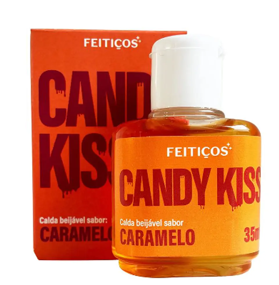 LUBRICANTE COMESTIBLE CANDY KISS - CARAMELO 35ml 1