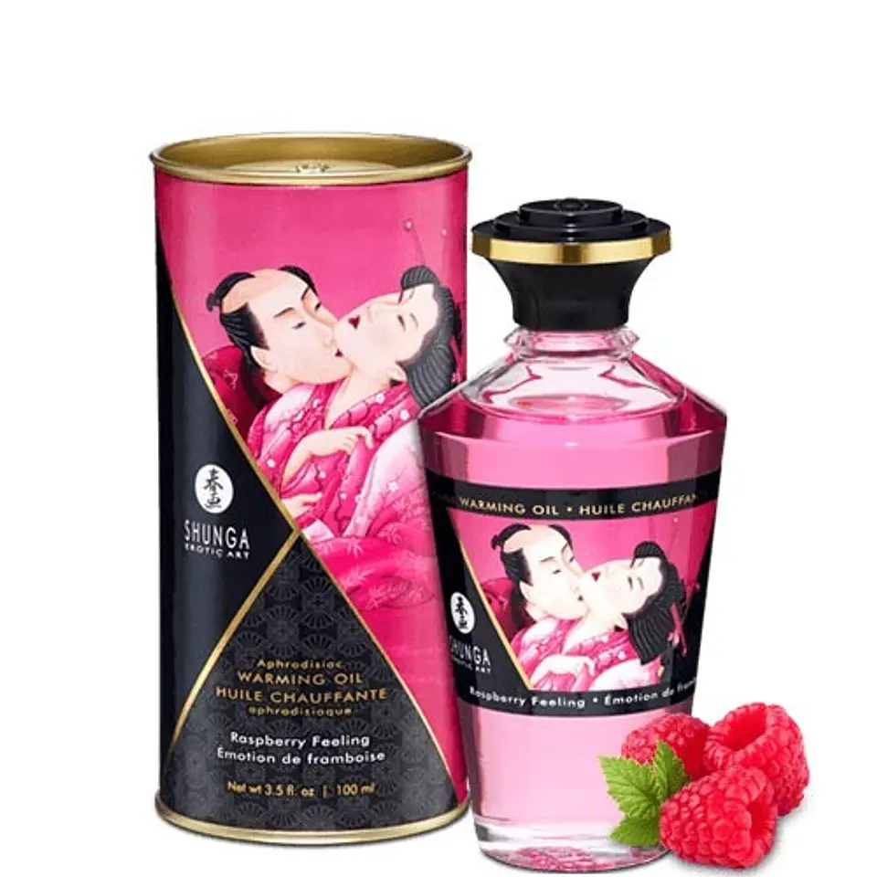 ACEITE AFRODISIACO CALOR SHUNGA - FRAMBUESA 1