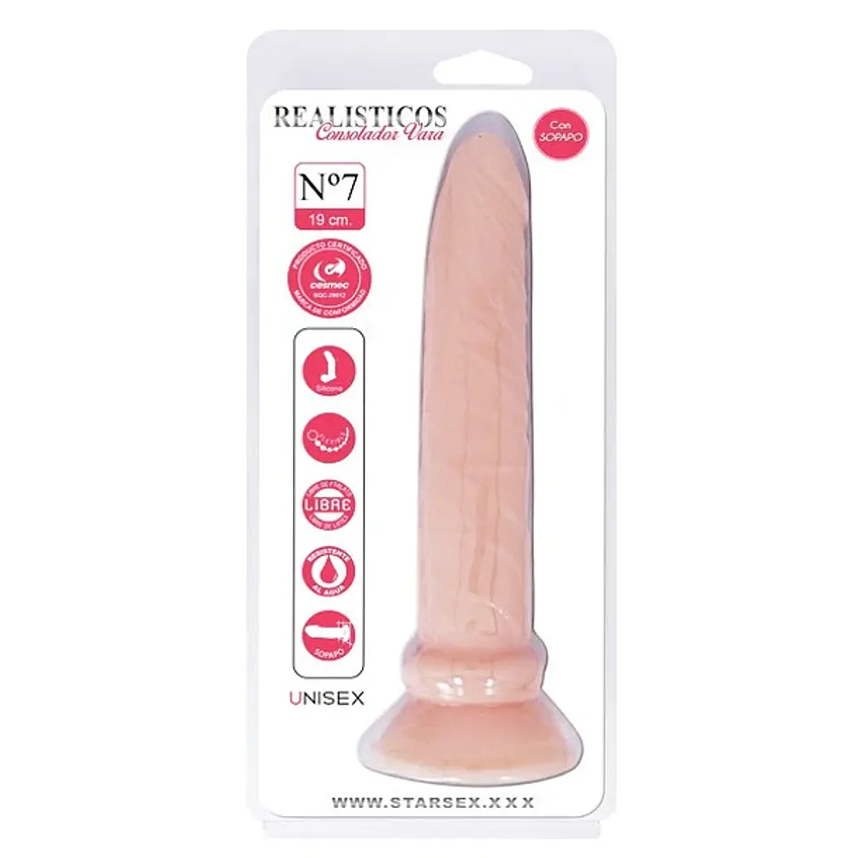 Consolador Realístico Vara Sopapo Nº7 1