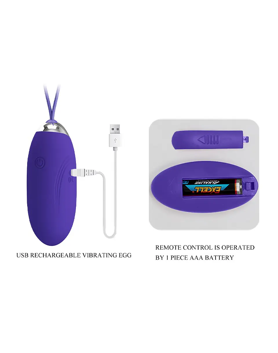 HUEVO VIBRADOR CON CON CONTROL USB 