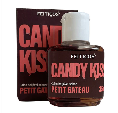 LUBRICANTE COMESTIBLE CANDY KISS - PETIT GATEAU- POSTRE CHOCO 35ml