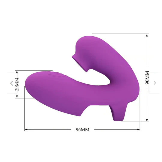 VIBRADOR/ESTIMULADOR DE CLITORIS – ATHENA USB