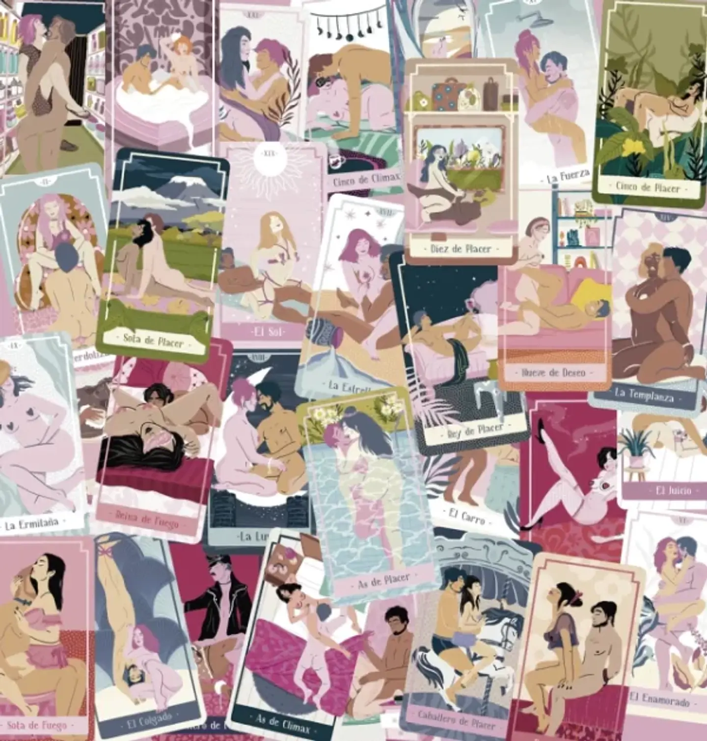 Tarot erótico. 78 posiciones sexuales. 6