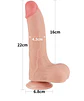 DILDO REALISTA DOBLE CAPA SLIDING - SKIN 8.5 - Miniatura 2