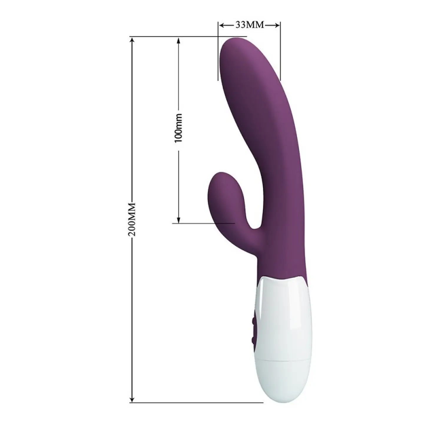 Vibrador Dual Pretty love Alvis  2