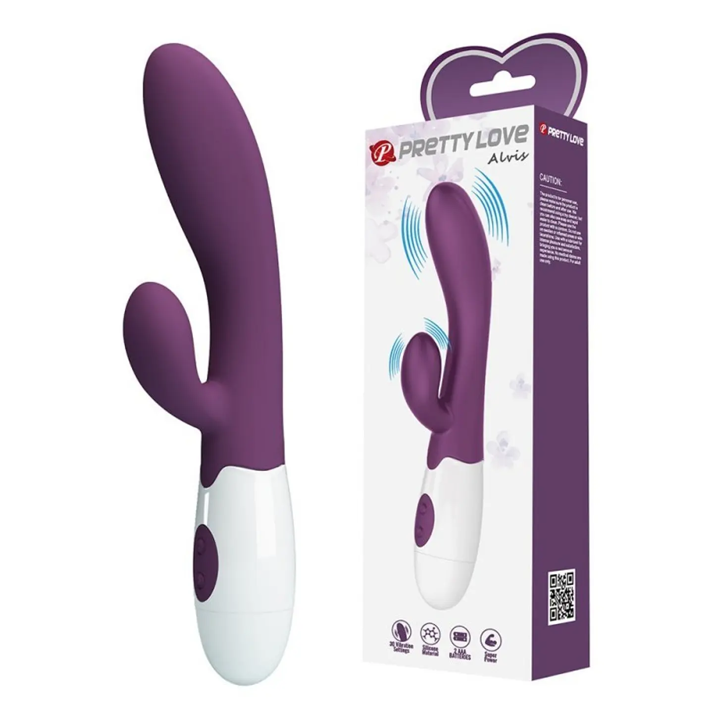 Vibrador Dual Pretty love Alvis  1