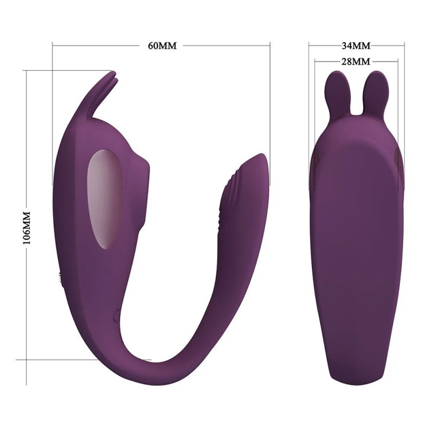 VIBRADOR Y SUCCIONADOR PRETTY LOVE 