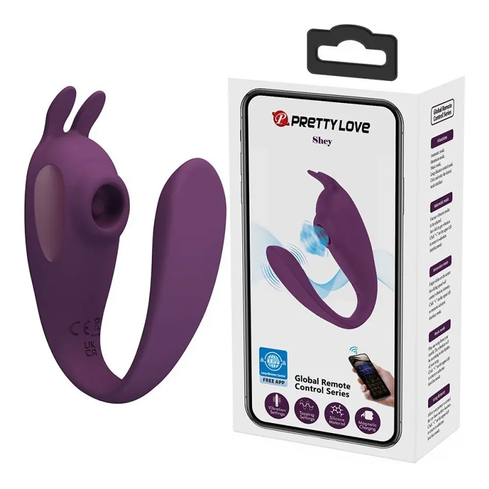 VIBRADOR Y SUCCIONADOR PRETTY LOVE 
