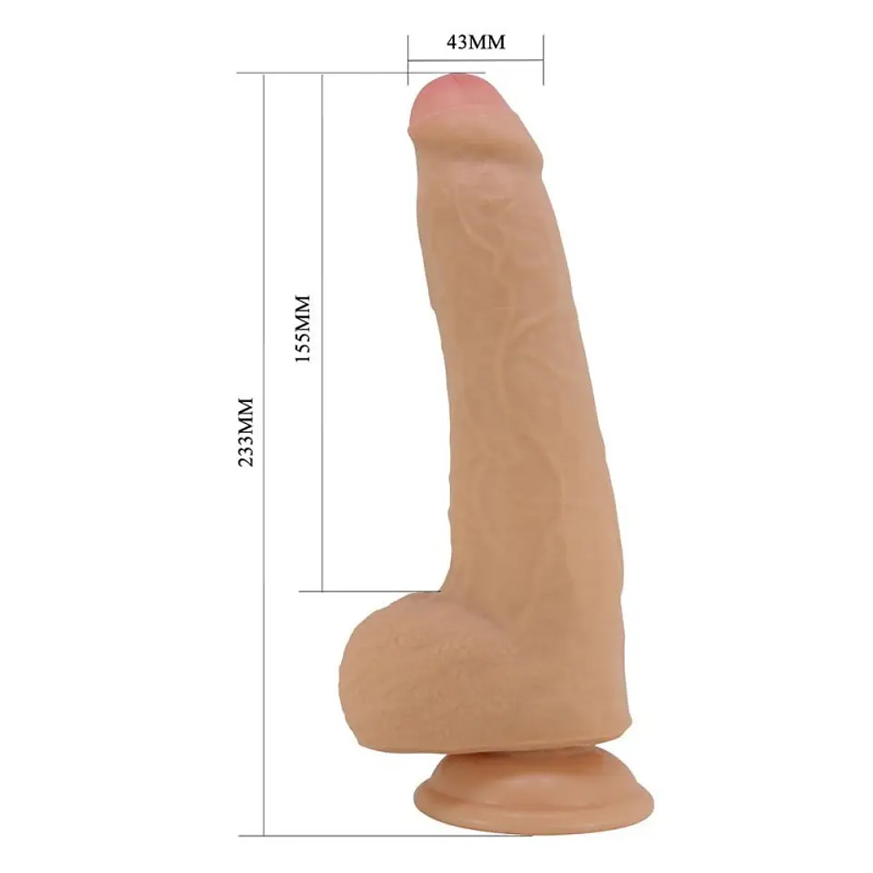Dildo Draco realista piel deslizable 3