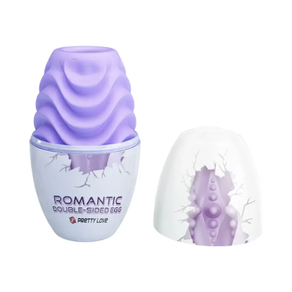 HUEVO MASTURBADOR REVERSIBLE - ROMANTIC 5