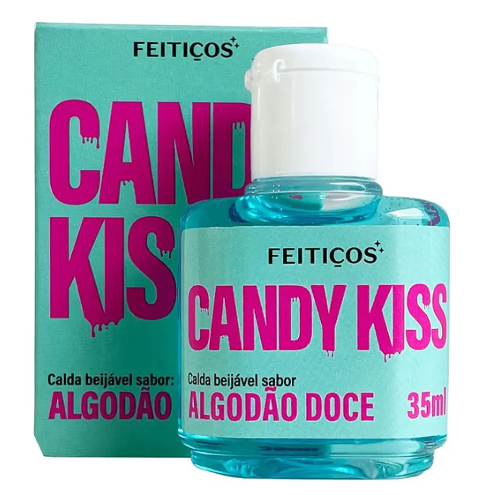LUBRICANTE COMESTIBLE  CANDY KISS - ALGODÓN DULCE 35ml 1