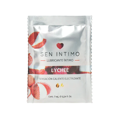 Sachet Lubricante Estimulante Electrizante Caliente Lychee 7 ml