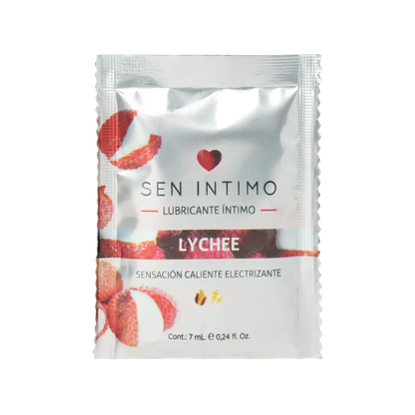 Sachet Lubricante Estimulante Electrizante Caliente Lychee 7 ml 1