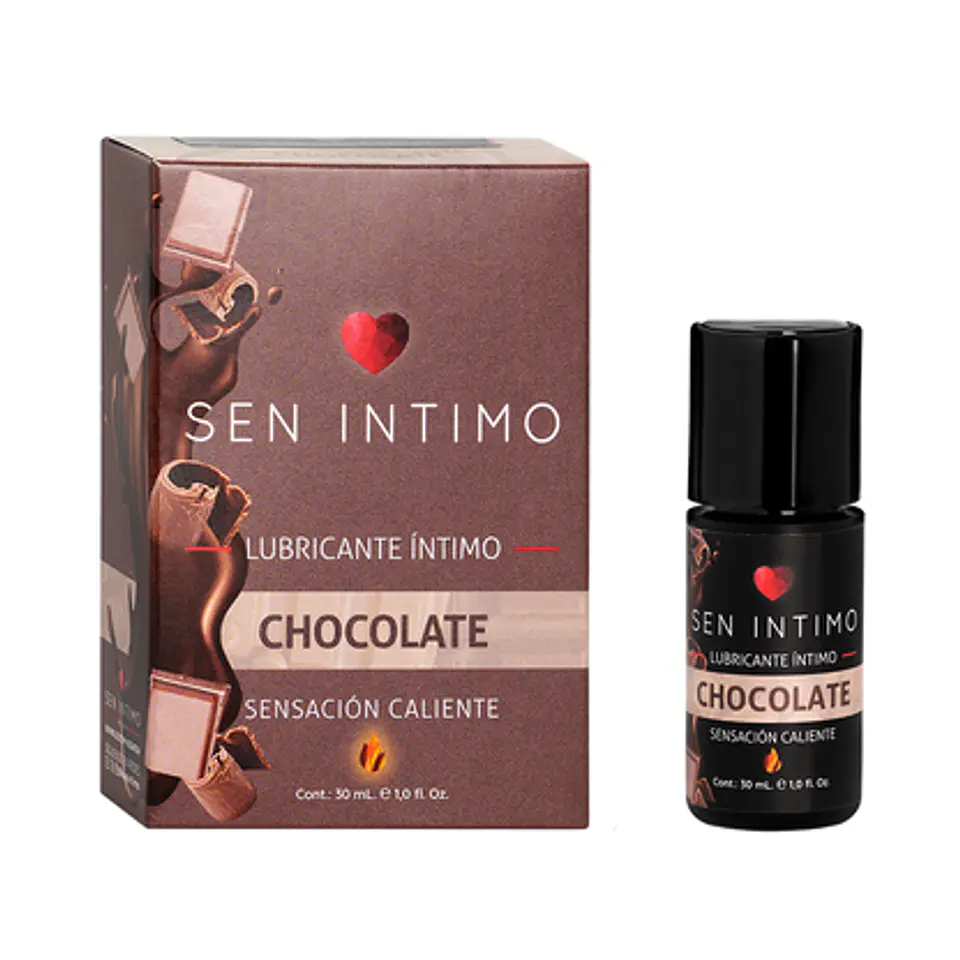 Lubricante Sabor Chocolate – Efecto Calor 30ml Sen Intimo 1