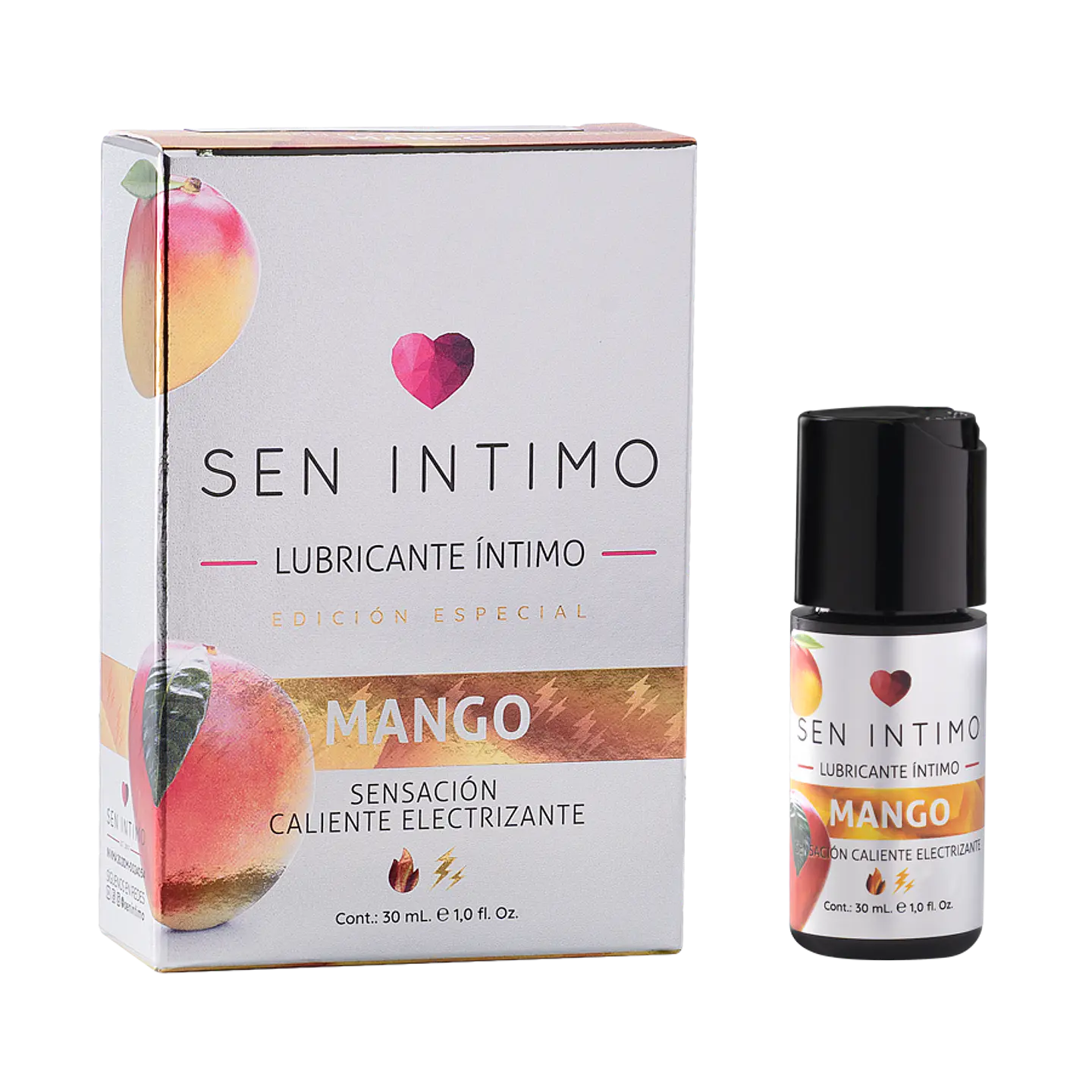 Gel Lubricante / Estimulante Electrizante Mango - SEN INTIMO 1