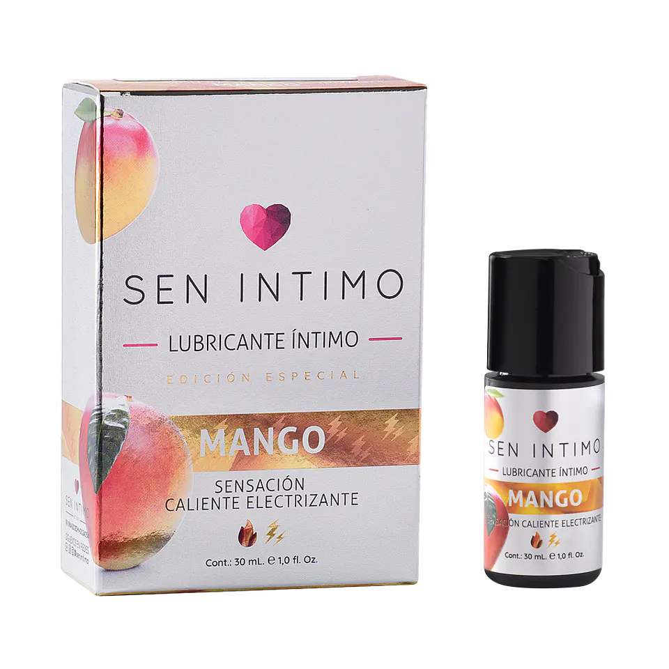 Gel Lubricante / Estimulante Electrizante Mango - SEN INTIMO 1