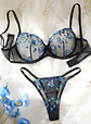 CONJUNTO FLORAL AZUL - Miniatura 2