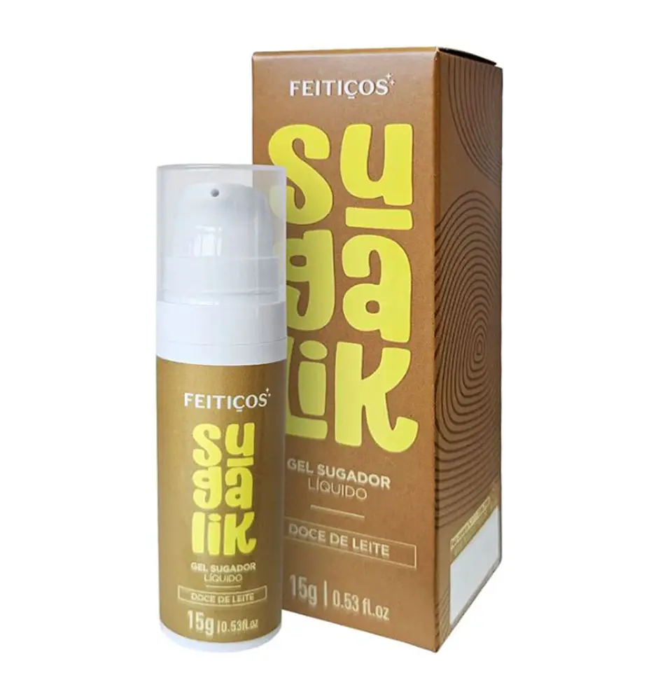 SUGALIK- SUCCIONADOR LÍQUIDO- ESTIMULANTE CLITORIAL DULCE DE LECHE 15g 1