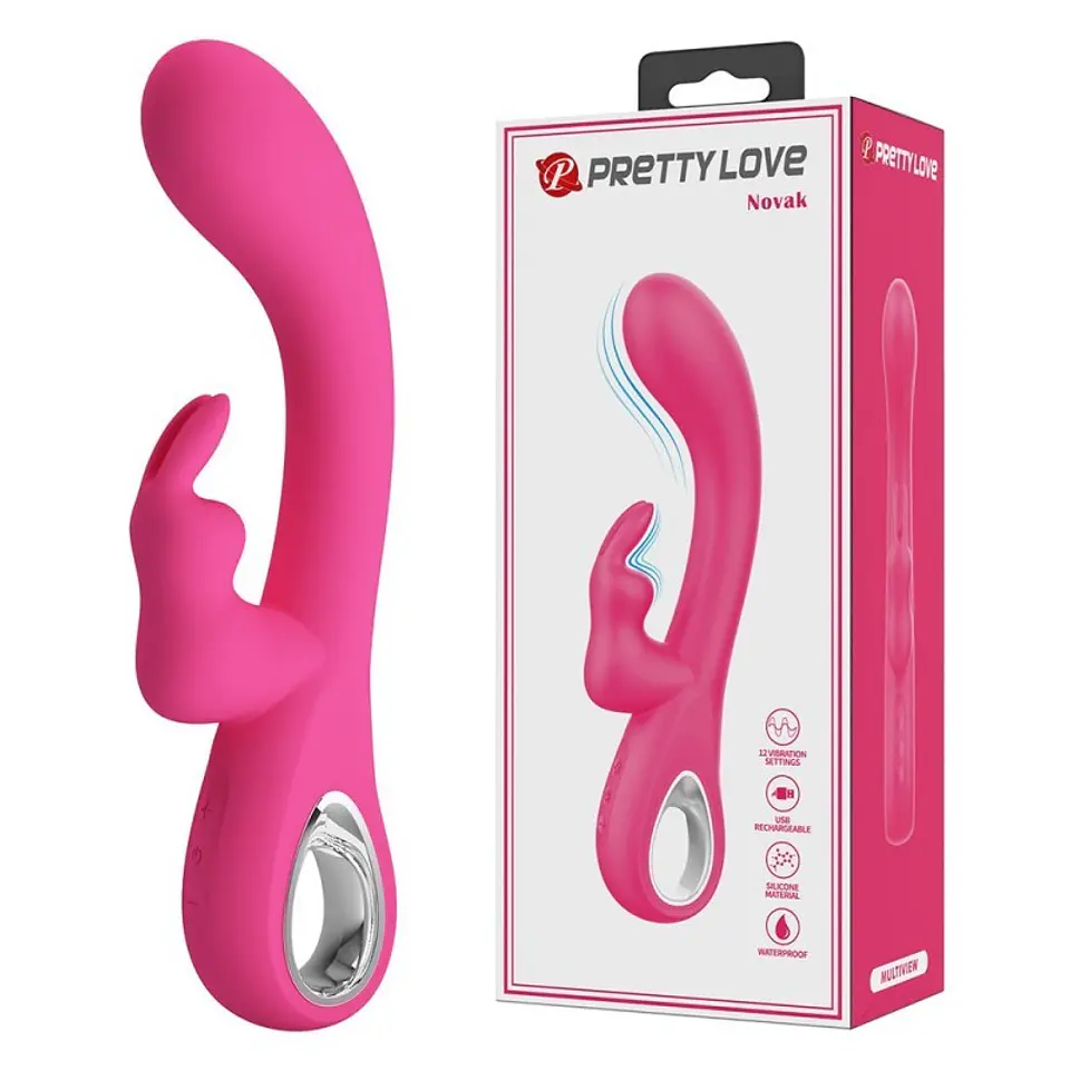 Novak Vibrador Dual Pretty love  Recargable 7