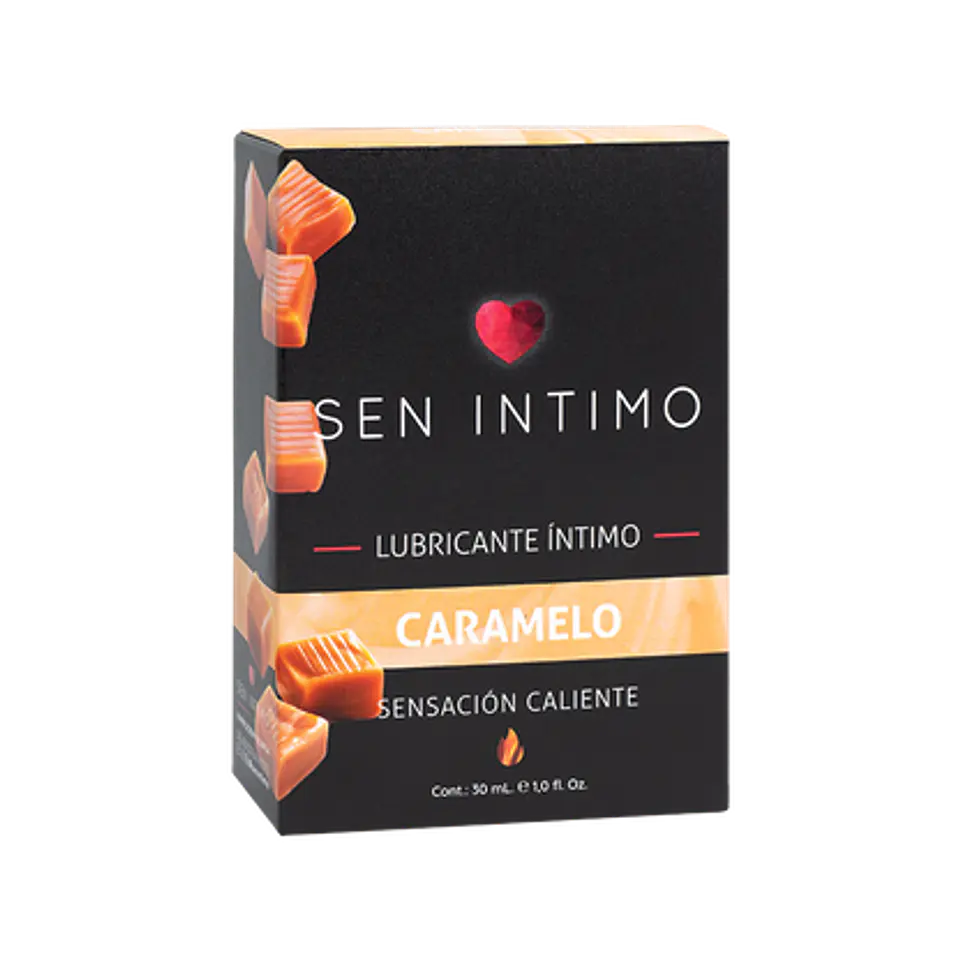 Lubricante Efecto calor - Sabor Caramelo Sen Intimo 30ml 3