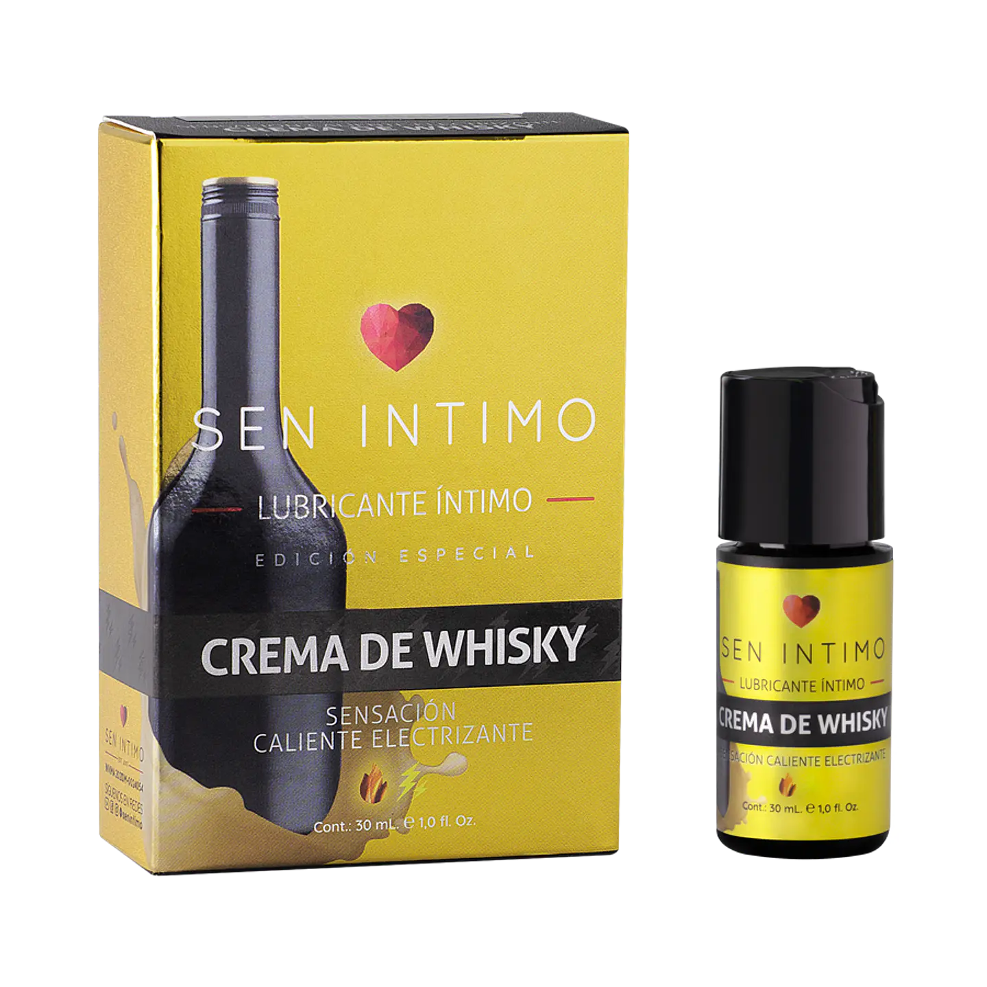 Lubricante Estimulante /Electrizante Caliente Crema de Whisky 30 Ml 1