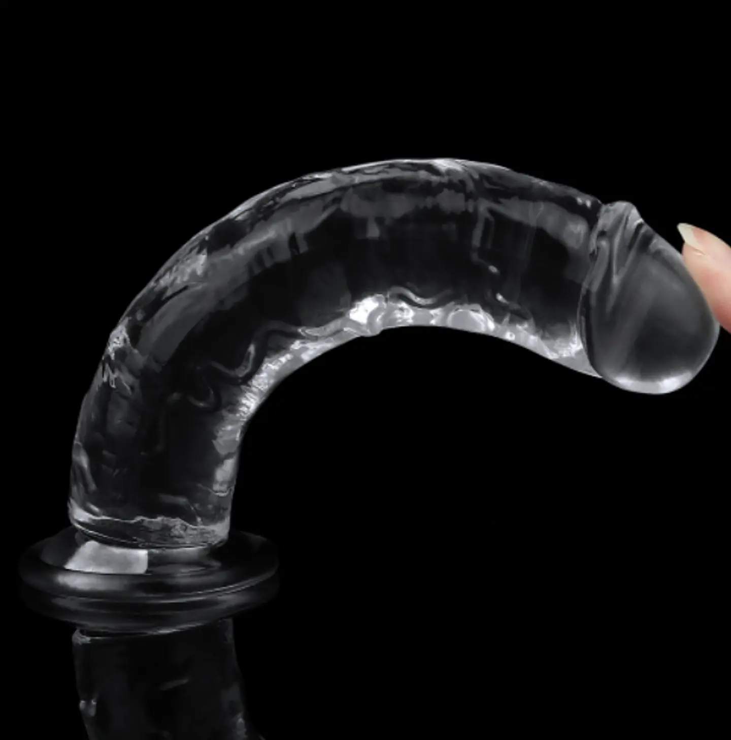 Consolador transparente Lovetoy Flawless  de 7.0'' 3