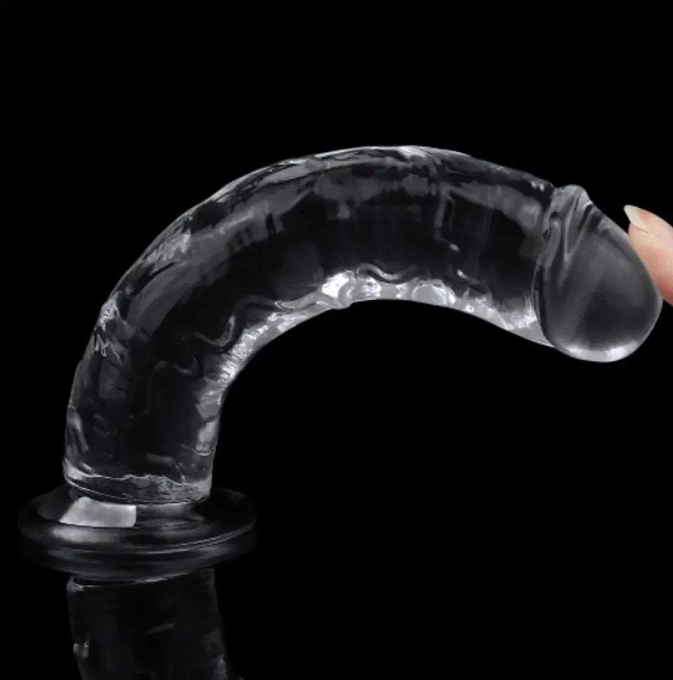 Consolador transparente Lovetoy Flawless  de 7.0'' 3
