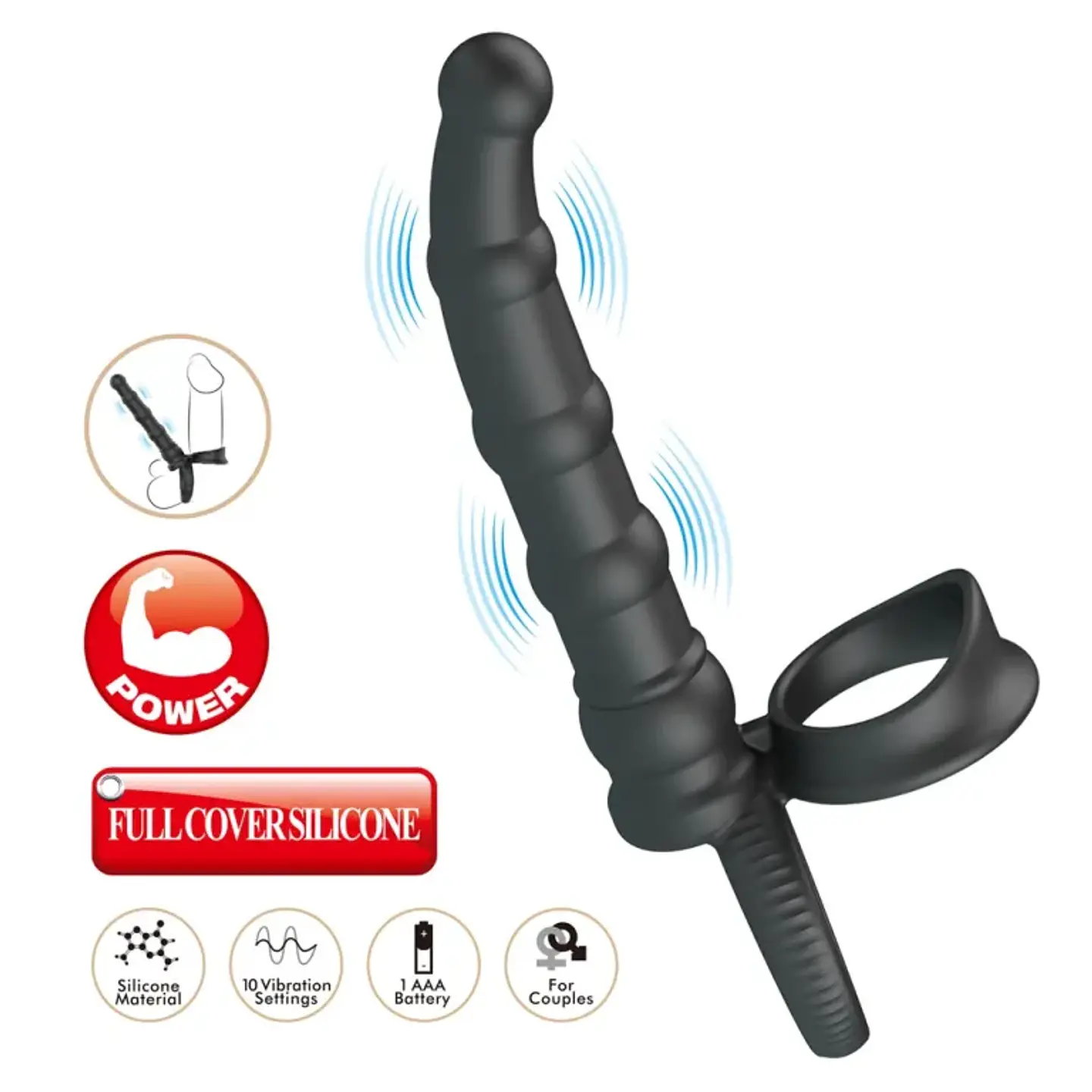 DILDO PARA DOBLE PENTRACIÓN 