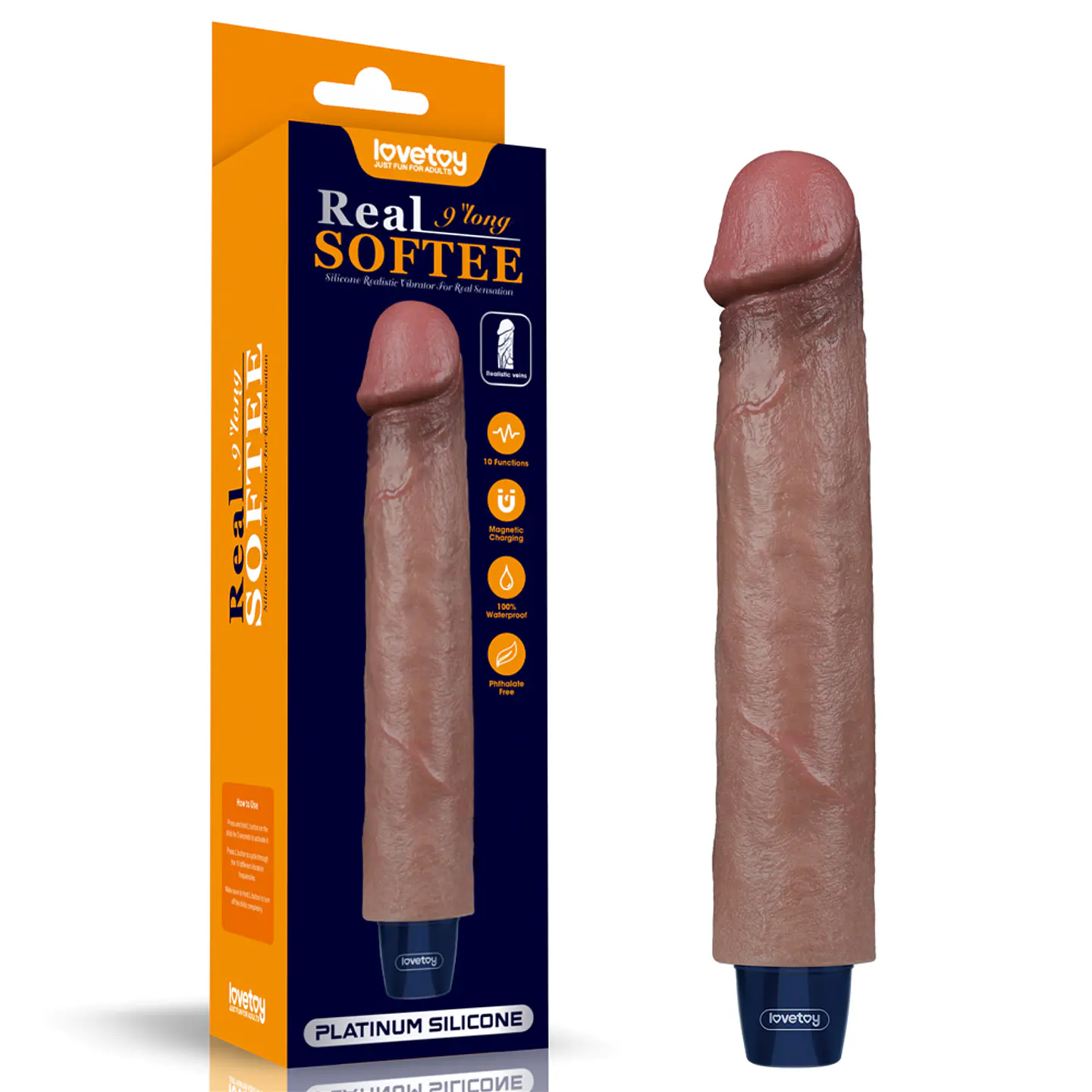 Vibrador Realista Lovetoy  Real Softee USB 1