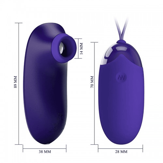Orthus Kit Succionador y Huevo Vibrador