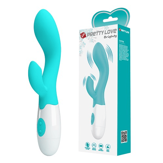 Brighty Vibrador Dual - Turquesa