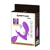 Idabelle Vibrador Dual con Control Remoto - Morado