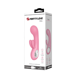 Chris Vibrador Recargable Triple Motor - Rosa