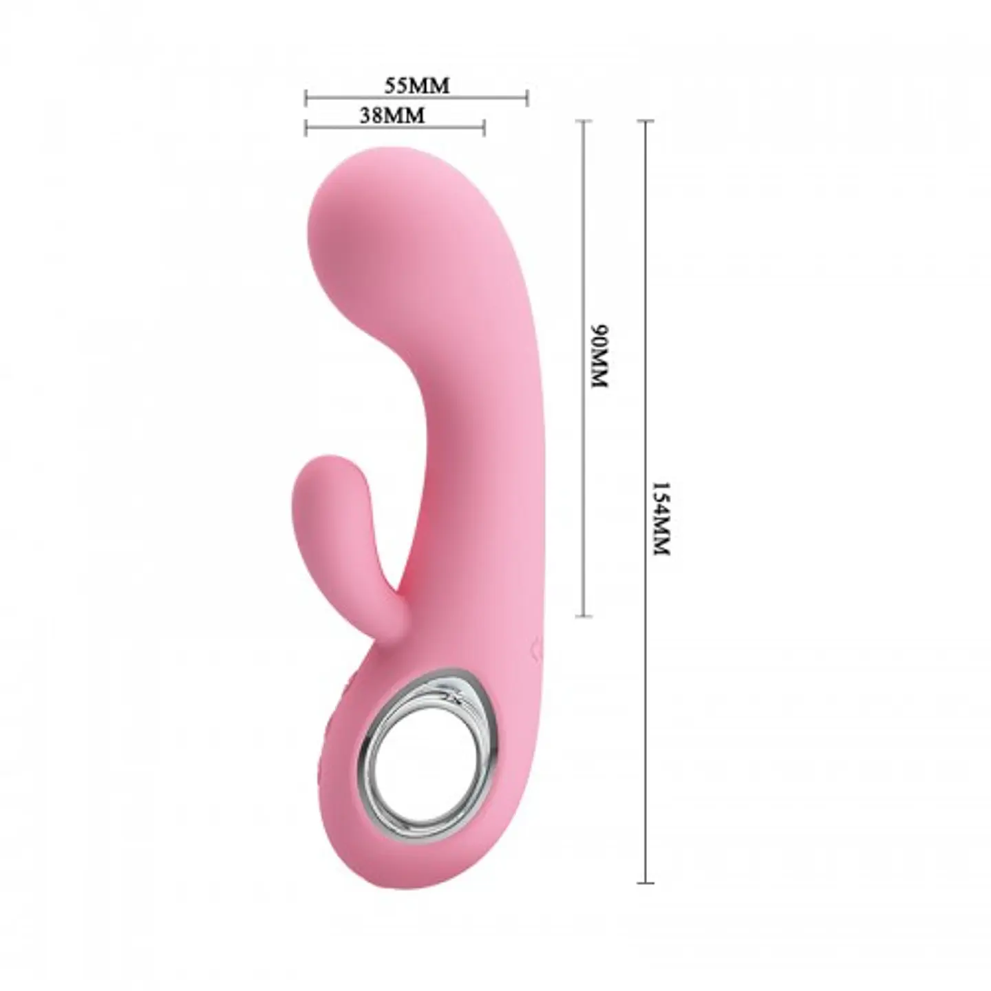 Chris Vibrador Recargable Triple Motor - Rosa 2